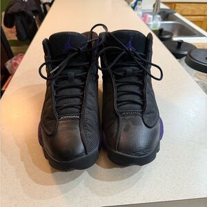 Jordan Sneakers in Black and Purple